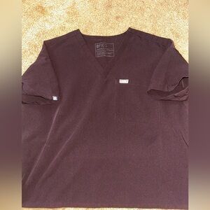 Figs espresso relaxed caterina Scrub Top